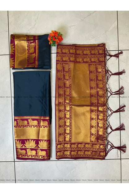 దక్షిణ భారత పండుగ సాంప్రదాయ హాఫ్ చీర(పటోలా) 