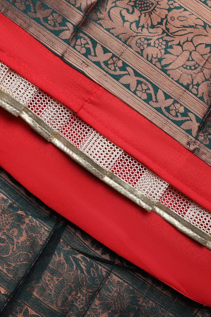 South Indian Festival Traditional Half Saree (CloverPattu)