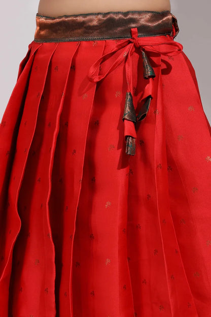 South Indian Festival Traditional Half Saree (CloverPattu)