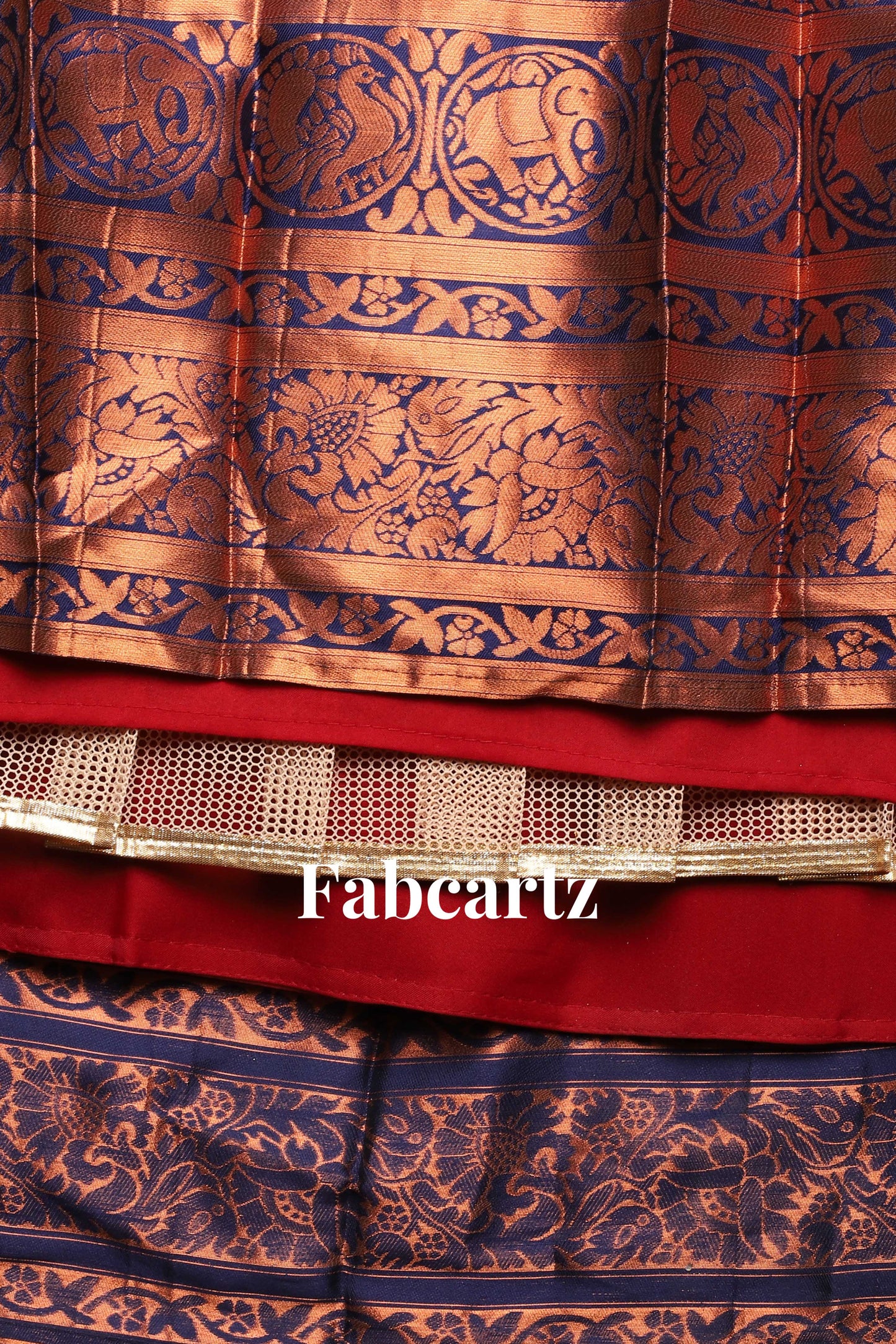 South Indian Festival Traditional Half Saree (CloverPattu)