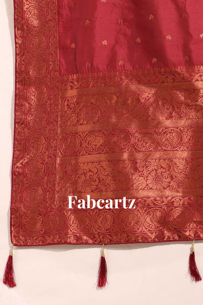 South Indian Festival Traditional Half Saree (CloverPattu)