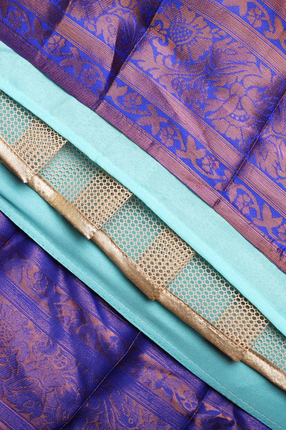 South Indian Festival Traditional Half Saree (CloverPattu)