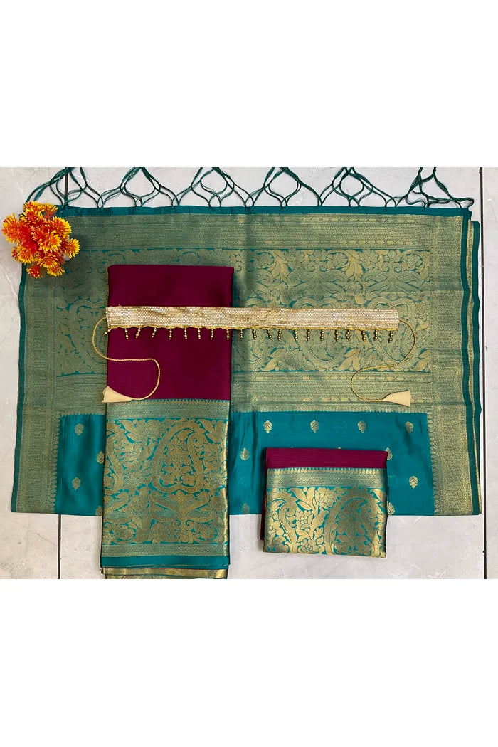 South Indian Festival Traditional Half Saree (Aarvi)