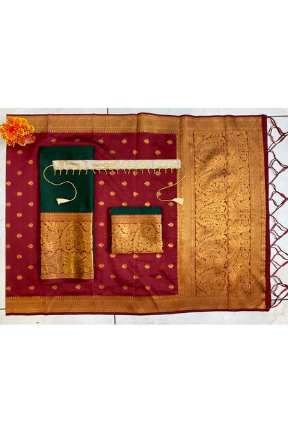 South Indian Festival Traditional Half Saree (Aarvi)
