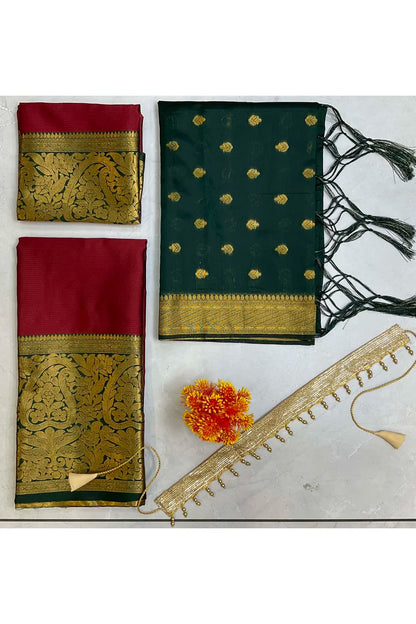 South Indian Festival Traditional Half Saree (Aarvi)
