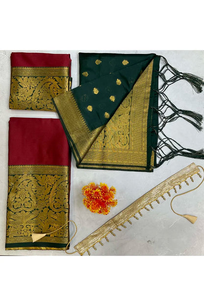 South Indian Festival Traditional Half Saree (Aarvi)