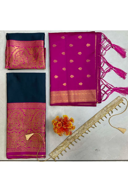 South Indian Festival Traditional Half Saree (Aarvi)