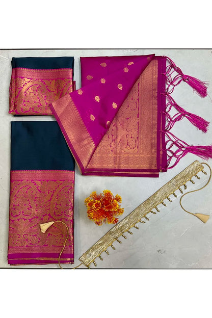 South Indian Festival Traditional Half Saree (Aarvi)