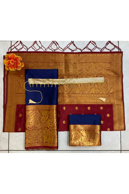 South Indian Festival Traditional Half Saree (Aarvi)
