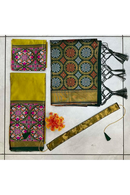 South Indian Festival Traditional Half Saree (GolGolPAttu)