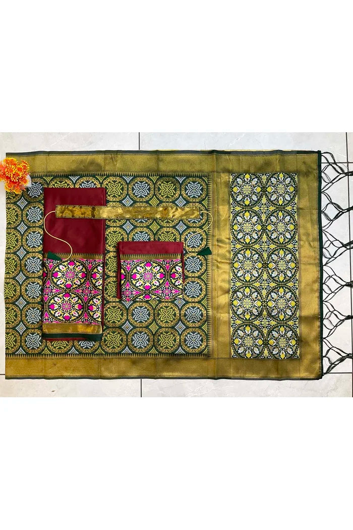 South Indian Festival Traditional Half Saree (GolGolPAttu)
