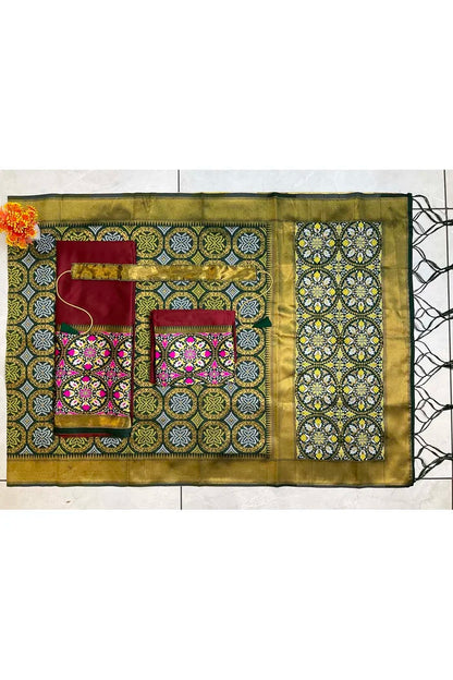 South Indian Festival Traditional Half Saree (GolGolPAttu)