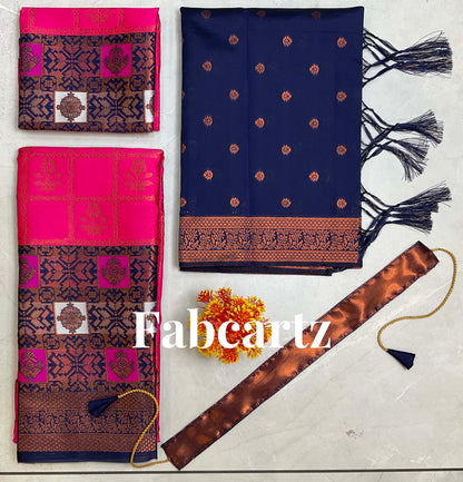 South Indian Festival Traditional Half Saree (MultiBox)