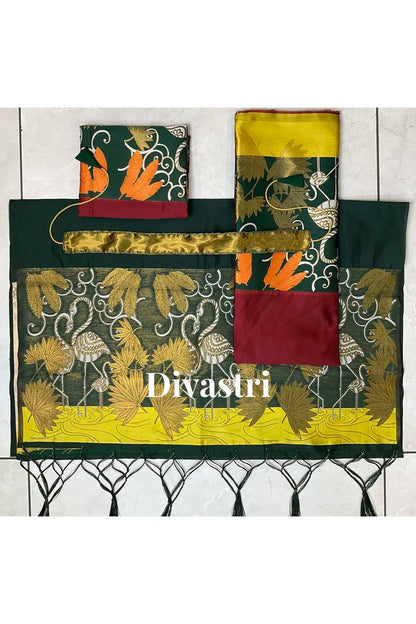 South Indian Festival Traditional Half Saree (HansPAttu)