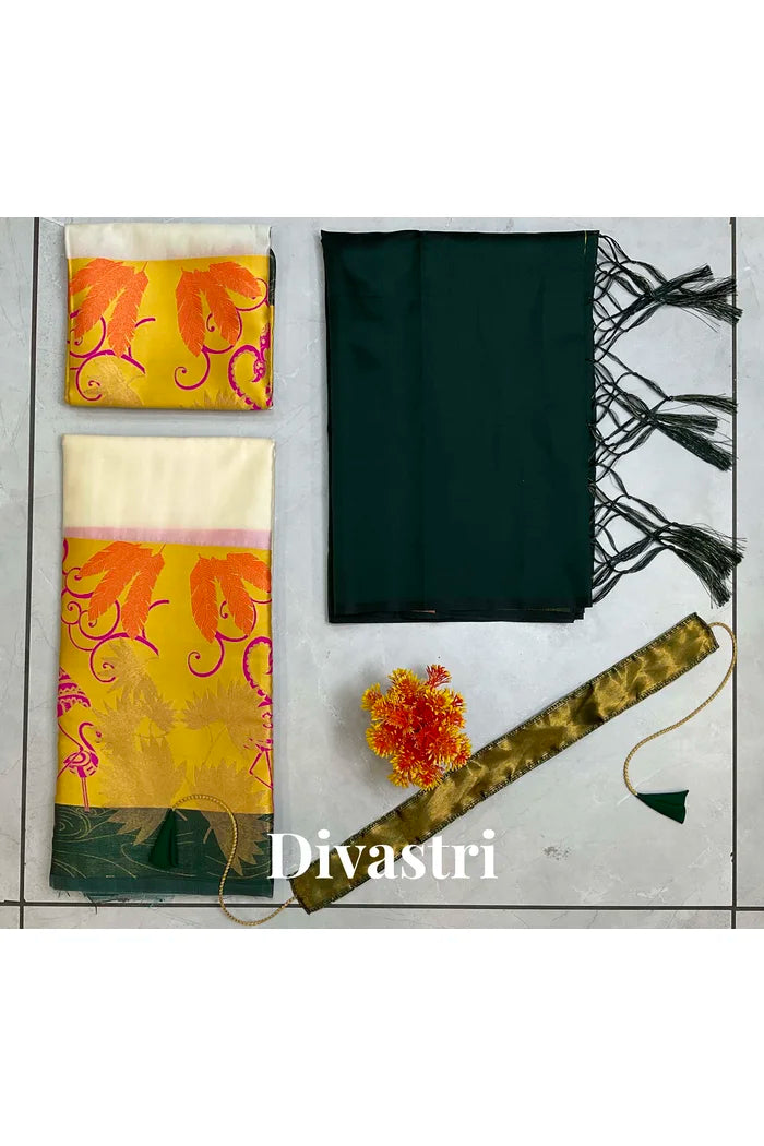 South Indian Festival Traditional Half Saree (HansPAttu)