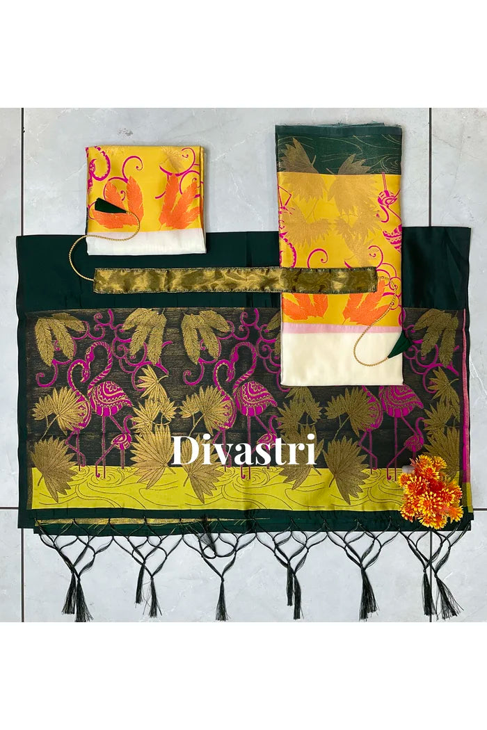 South Indian Festival Traditional Half Saree (HansPAttu)