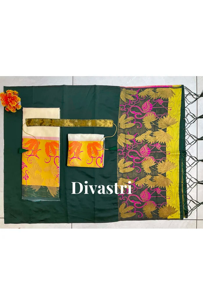 South Indian Festival Traditional Half Saree (HansPAttu)