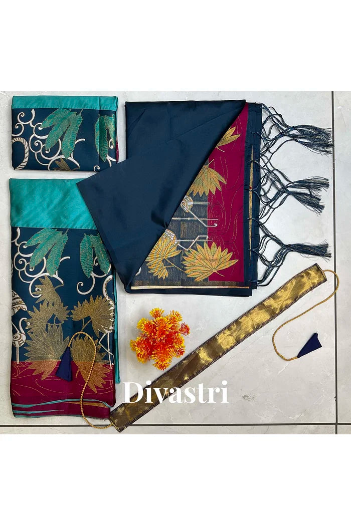 South Indian Festival Traditional Half Saree (HansPAttu)