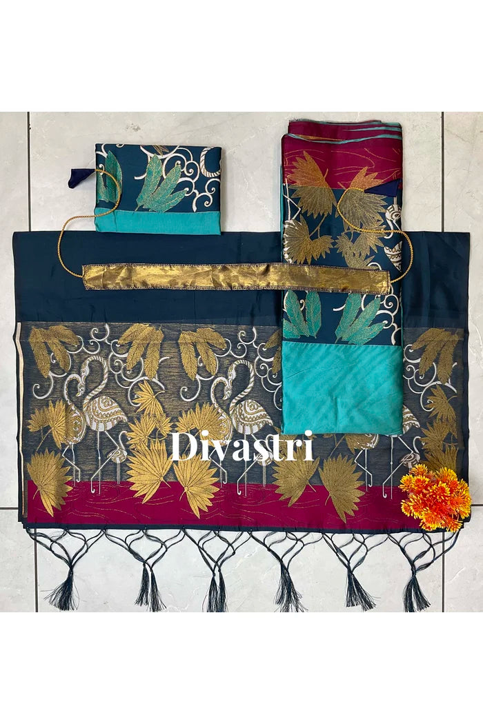 South Indian Festival Traditional Half Saree (HansPAttu)