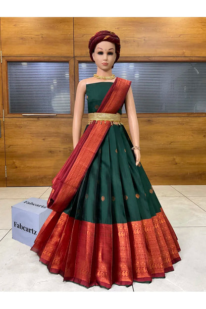 New Kids Traditional South Indian Half Saree (VandanaPAttuKids)