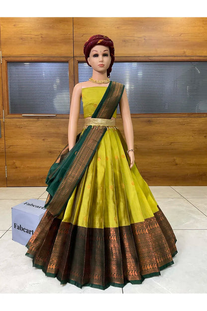 New Kids Traditional South Indian Half Saree (VandanaPAttuKids)