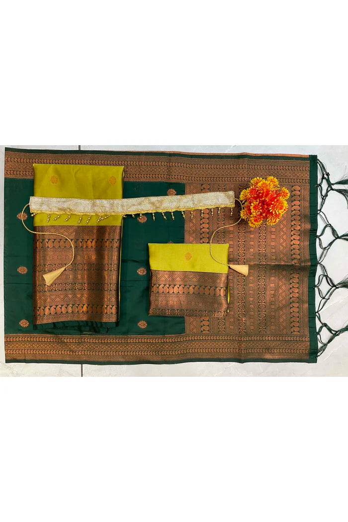 New Kids Traditional South Indian Half Saree (VandanaPAttuKids)