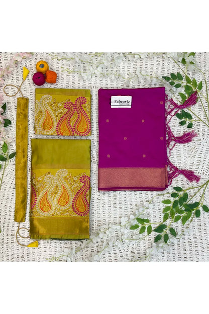 South Indian Festival Traditional Half Saree (Parvati)