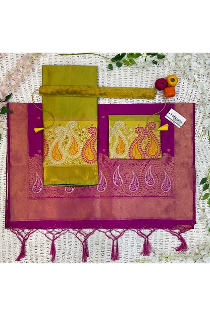 South Indian Festival Traditional Half Saree (Parvati)