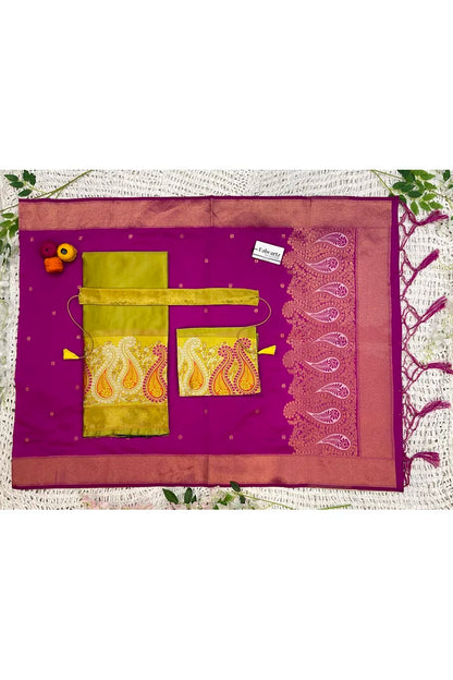 South Indian Festival Traditional Half Saree (Parvati)