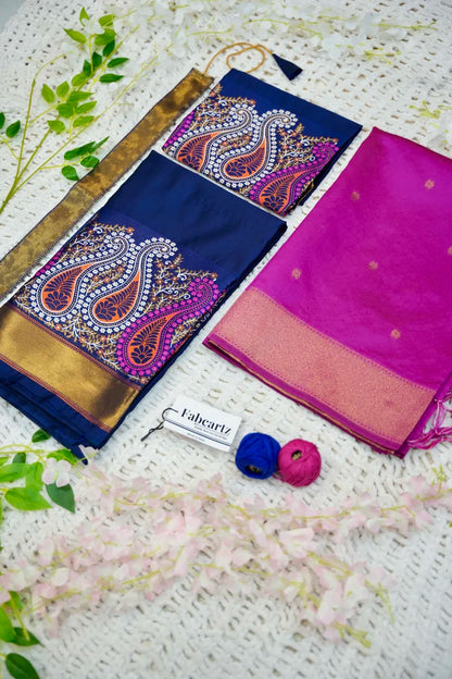 South Indian Festival Traditional Half Saree (Parvati)