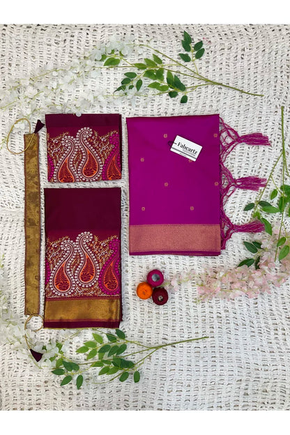 South Indian Festival Traditional Half Saree (Parvati)
