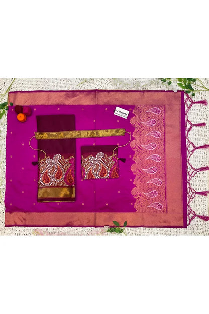 South Indian Festival Traditional Half Saree (Parvati)