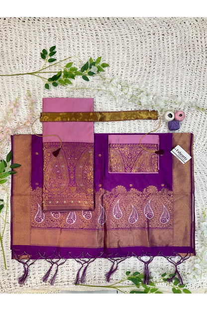 South Indian Festival Traditional Half Saree (Sarojini)