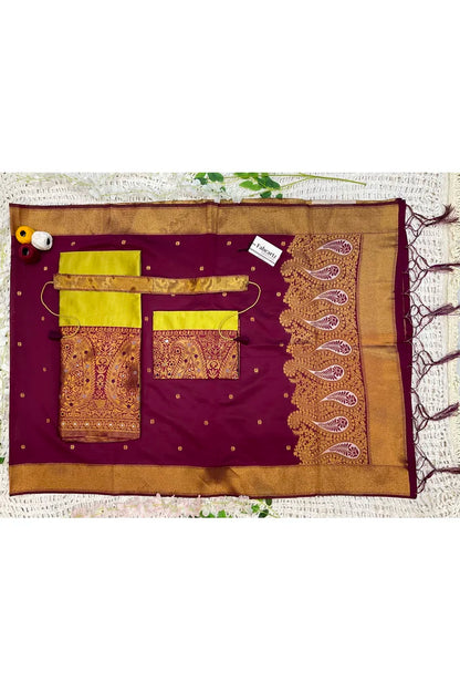 దక్షిణ భారత పండుగ సాంప్రదాయ హాఫ్ చీర(పటోలా) 