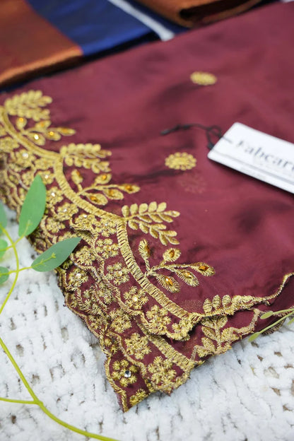 South Indian Festival Traditional Half Saree  (Saraswati)