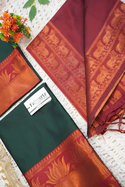 New Kids Traditional South Indian Half Saree (LotusPAttuKids)