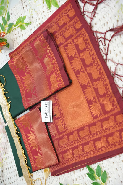 New Kids Traditional South Indian Half Saree (LotusPAttuKids)