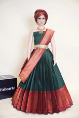 New Kids Traditional South Indian Half Saree (AayushiKids)