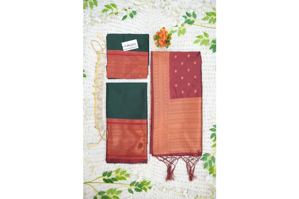 New Kids Traditional South Indian Half Saree (AayushiKids)