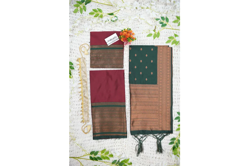New Kids Traditional South Indian Half Saree (AayushiKids)
