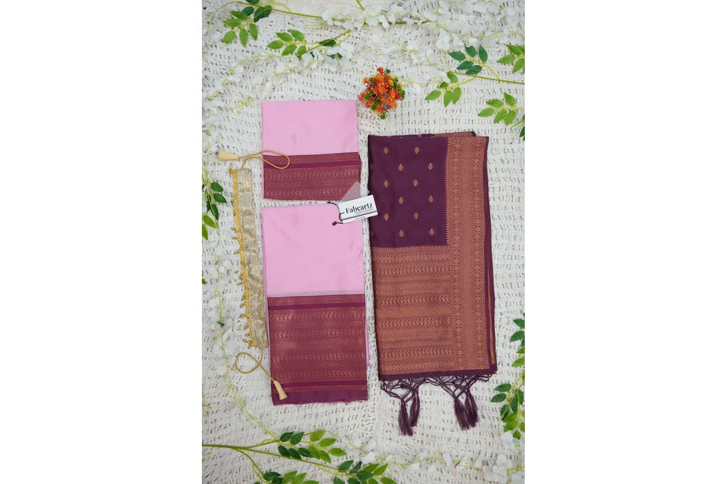 New Kids Traditional South Indian Half Saree (AayushiKids)