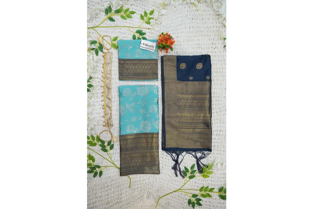 New Kids Traditional South Indian Half Saree (ChhaviKids)