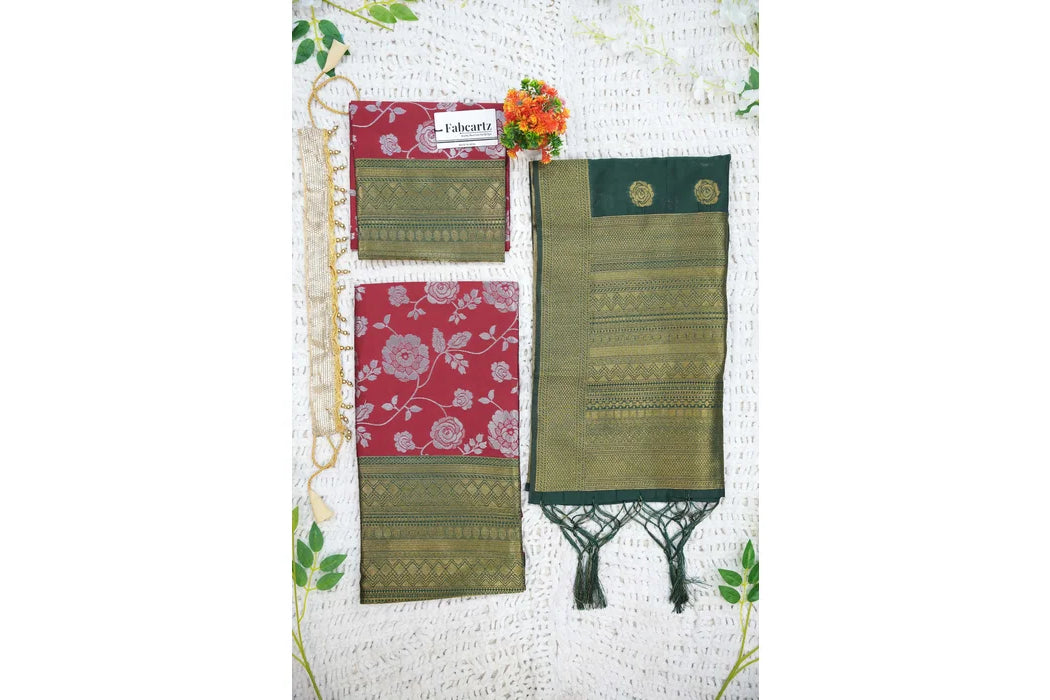 New Kids Traditional South Indian Half Saree (ChhaviKids)