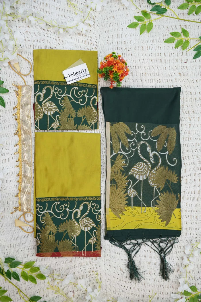New Kids Traditional South Indian Half Saree (HansPAttuKids)