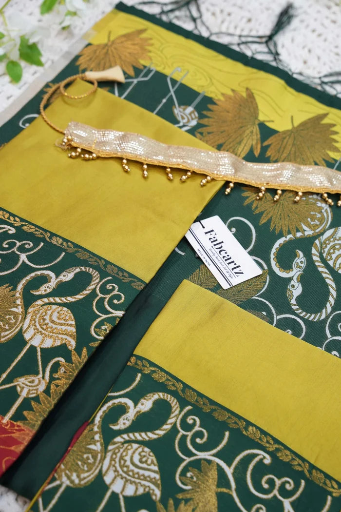 New Kids Traditional South Indian Half Saree (HansPAttuKids)