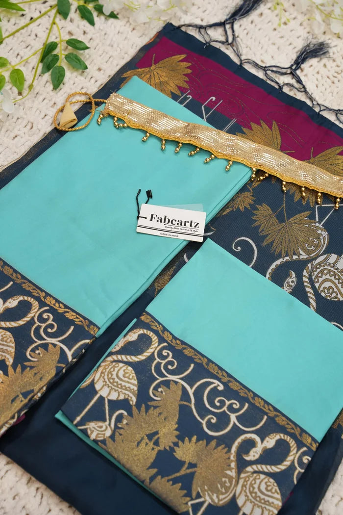 New Kids Traditional South Indian Half Saree (HansPAttuKids)