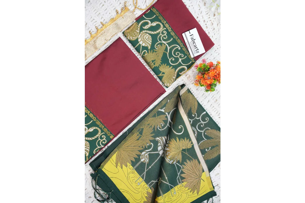 New Kids Traditional South Indian Half Saree (HansPAttuKids)