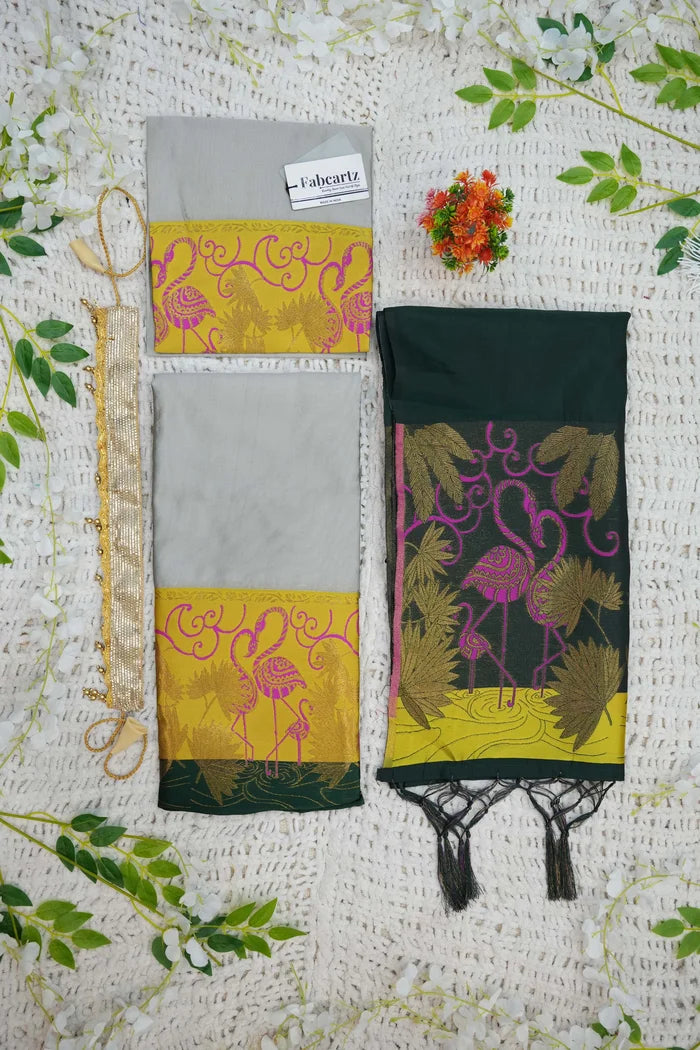 New Kids Traditional South Indian Half Saree (HansPAttuKids)