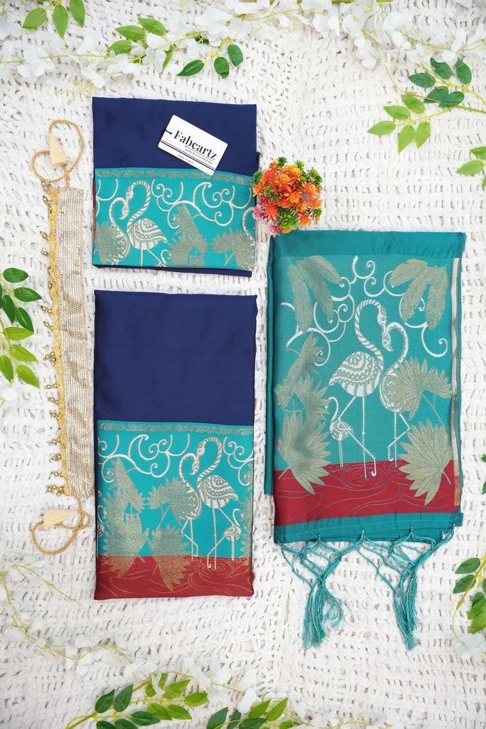 New Kids Traditional South Indian Half Saree (HansPAttuKids)