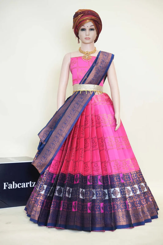 New Kids Traditional South Indian Half Saree (MultiBoxKids)